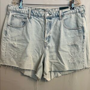 Wild Fable Button Fly Super High Rise Cutoff Shorts Size 17 NWT